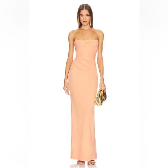 REVOLVE Dresses & Skirts - NEW Michael Costello x Revolve Briggs Gown Peach Size Small